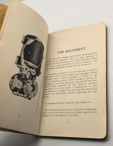 Instruction Pamphlet #5032 6-ET Locomotive Brake Equipment May 1920 Westinghouse - Picture 13 of 14