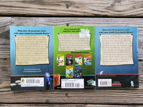 π 3-PACK BUNDLE π Encyclopedia Brown Books by Donald J. Sobol Paperback - Foto 2 di 4