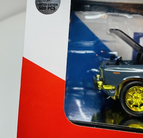 M2 Machines 1/24 '70 DATSUN 510 #R89 Gold Rim CHASE Brand New Sealed Limited 500 - Picture 2 of 12