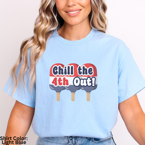 4th of July Shirt, Patriotic Shirt, Independence Day Top, Cute July Fourth Tee - Picture 6 of 17