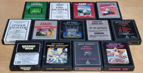 Job Lot Bundle X13 Atari 2600 Games Cartridges