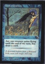 Cloak of Feathers - Portal: #44, Magic: The Gathering Nm R124