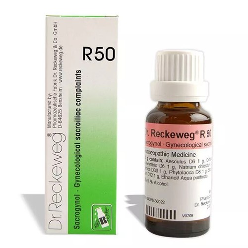 Dr Reckeweg R50 Gouttes Sacrogynol 22 ml