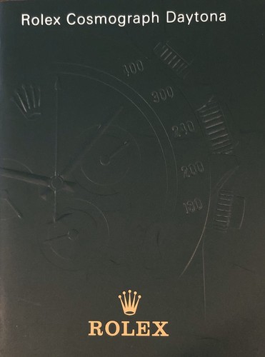 2001 Rolex Cosmograph Daytona English Booklet/Manual 555.06 USA ORIGINAL - Picture 1 of 4