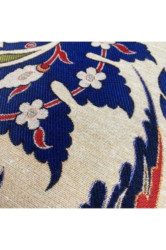 Turkish Tulip Tile Pattern Cushion Case,Gobelin Tapestry Pillowcase - Picture 5 of 9