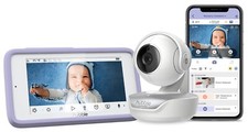 Hubble Connected Nursery Pal Premium Baby Monitor Camera 5" Smart Phone Wi-Fi
