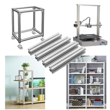 4pcs 4040 Aluminum Extrusion T-Slot Anodized Linear Rail 600mm EU Standard