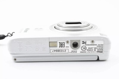 Junk] Nikon Coolpix S6900 White Compact Digital Camera From