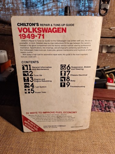 Volkswagen 1949-71 Chilton s Repair Tune-Up Guides - Picture 2 of 3