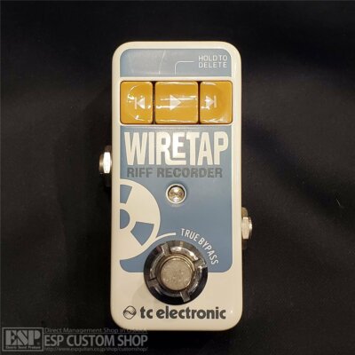 tc electronic WireTap Riff Recorder guitar effects pedal
