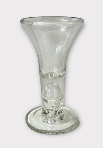 Georgian 18th Century Firing Glass With Bubble Circa 1750 - Picture 1 of 15