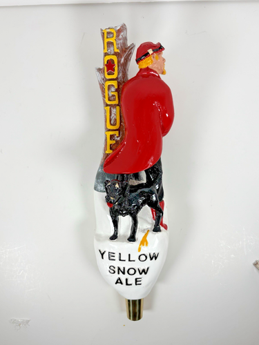 Rogue Brewing Yellow Snow Ale Draft Beer Tap handle - Picture 23 of 23