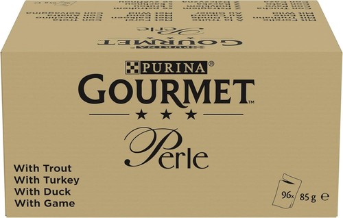 Gourmet Perle Erlesene Streifen Katzenfutter Nass, Sorten-Mix, 60Er Pack (60 X 8 - Bild 4 von 15