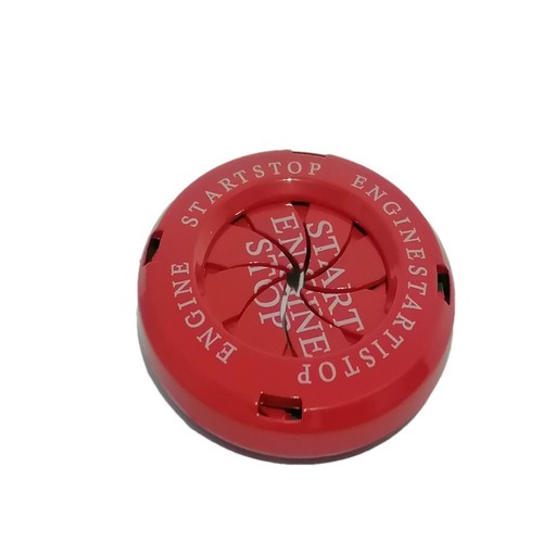 RED Car Engine Trim Start Stop Push Button Cap Switch Cover Decorative Universal - Bild 13 von 18
