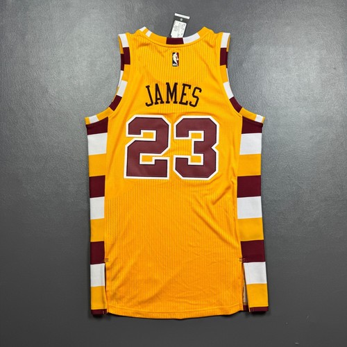 100% Authentic Lebron James Adidas 2015 2016 Cavaliers HWC Nights Jersey Size L - Picture 9 of 12