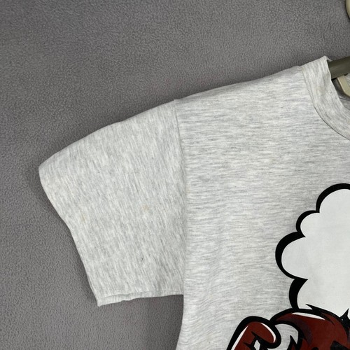 Vintage Looney Tunes Shirt Kids Medium Grey Youth Vintage Tasmanian Devil Acme - Picture 5 of 24