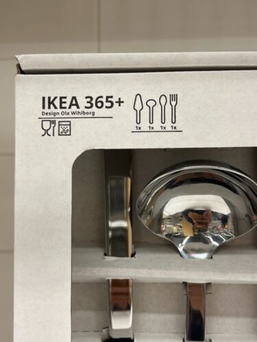 New IKEA IKEA 365+ 4 Piece Stainless Steel Serving Set 805.781.77 - Foto 3 di 4