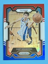 2023-24 Panini Prizm Chet Holmgren Red White & Blue Prizm #115 Thunder