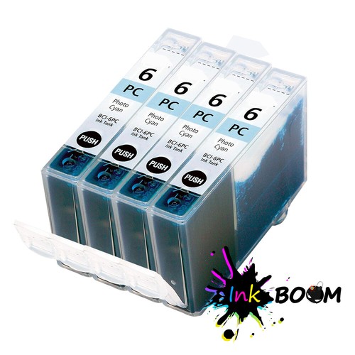 Cartucho de 4 tintas para impresora BCI-6 PIXMA iP8500 i9900 i9950 - Imagen 4 de 7