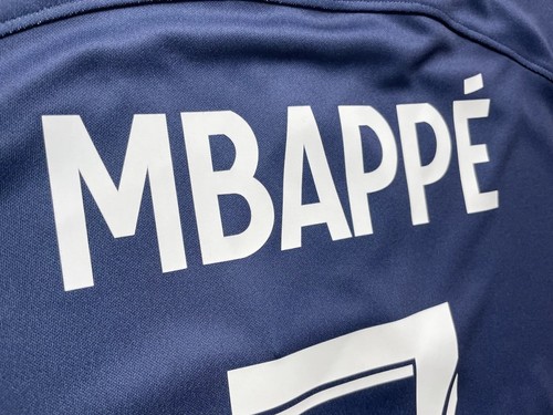 2022/23 PSG Home Jersey #7 Mbappe Large Nike Soccer Football League Version NEW - Picture 6 of 17