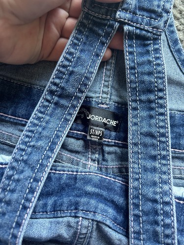 Girl's Jordache Denim Shortalls Overalls. Size 5T - Picture 4 of 4
