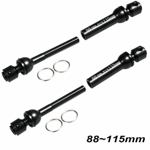 2pcs Steel Universal Drive Shaft for SCX10 4WD D90 Trassas TRX-4 RC 1/10 Crawler - Picture 5 of 13