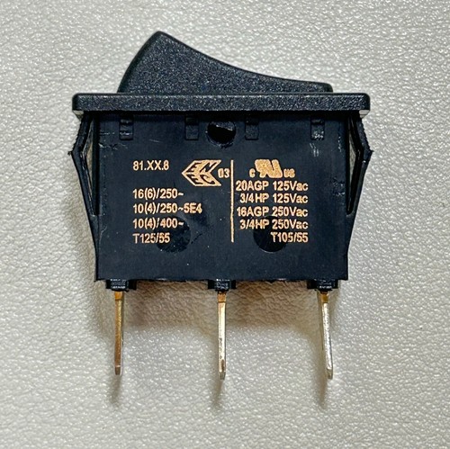 OEM Genuine Bosch -  Light Rocker Switch 605507 FOR Bosch DPH36652UC Range Hood - Picture 1 of 2