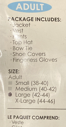 California Costumes Dark Mad Hatter Adult Large (42-44) Full Costume - Picture 3 of 5
