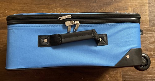 Rockland Fashion Softside Upright Luggage Set, Blue , 2-Piece - Picture 8 of 12