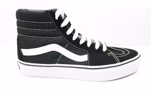 Sneakers Alta VANS SK8 HI Scarpa Unisex Black/Black/White Suede Tessuto VD5IB8C Sneakers Alta VANS SK8 HI Scarpa Unisex Black/Black/White Suede Tessuto VD5IB8C
