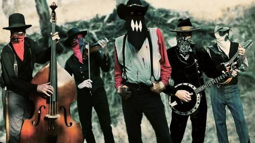 Phantom of the Black Hills T Shirt + Sticker, Hellbilly, Cowpunk, Doom Country - Picture 4 of 12