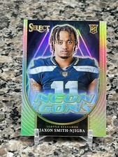 Jaxon Smith-Njigba 2023-24 Select Football Silver Holo Neon Icons 🔥