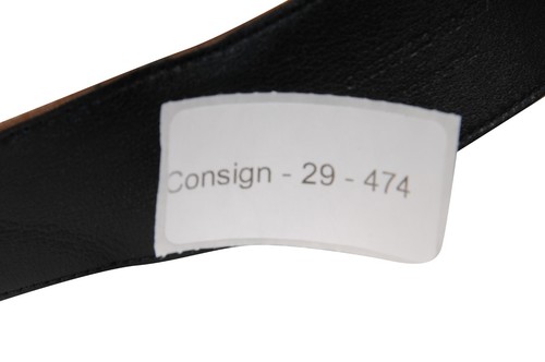 Saint Laurent YSL Logo Monogram Western Belt Sz 100 33 34 35 Brown Suede Silver - Picture 14 of 14