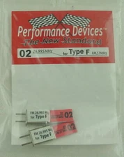 Futaba 27Mhz FM Crystal Set - US CH1/EUR CH 02