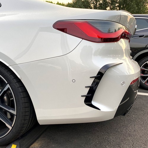 Passt für BMW 4er G22 G23 mit M-Paket  Heck Flaps Splitter Canard - Bild 3 von 6