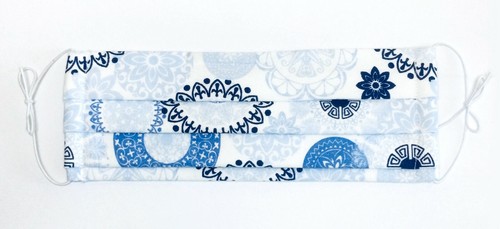 Gesichtsmaske Behelfsmaske Alltagsmaske Mund-Nase 3-lagig Baumwolle waschbar - Bild 2 von 3