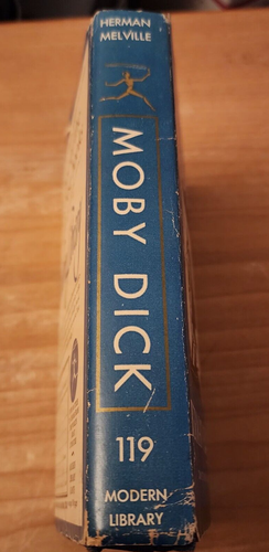 Herman Melville MOBY DICK Vintage Modern Library No 119 (1950) Hardcover + DJ - Picture 17 of 18