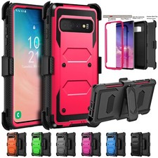 For Samsung Galaxy S10/S10 5G/S10 /S10e Dual Layer Phone Case Cover / Belt Clip