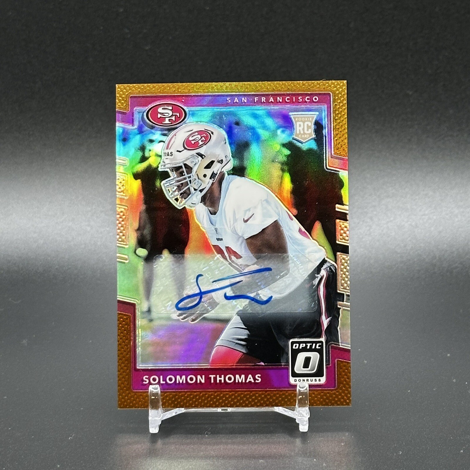 2017 Donruss Optic Rookie Autographs Bronze #116 Solomon Thomas