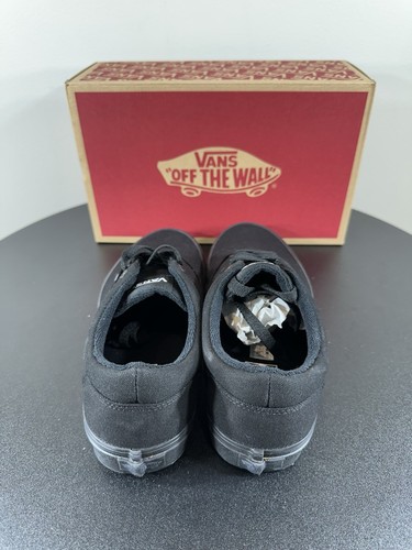 Vans Doheny Trainers Black Canvas Mens Sneakers Size 8 Skater Skateboarding - Picture 8 of 9