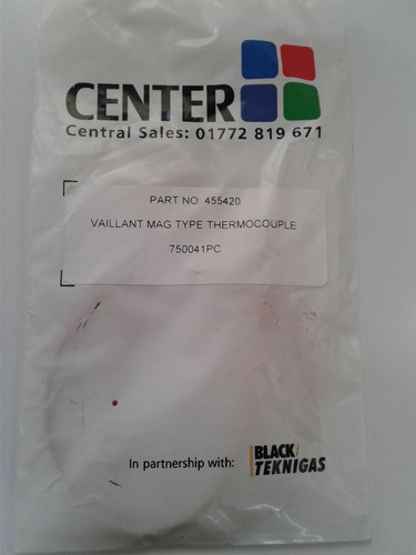 NEW Vaillant MAG Type thermocouple 455420 Watts Industries 750041 PC - Picture 3 of 3