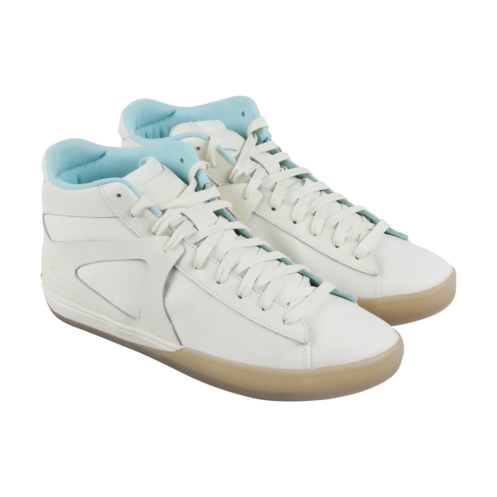 Puma Herren Mcq Step Mid Weiß Gewebe Hochgeschlossener Sneakers 44 Puma Herren Mcq Step Mid Weiß Gewebe Hochgeschlossener Sneakers 44