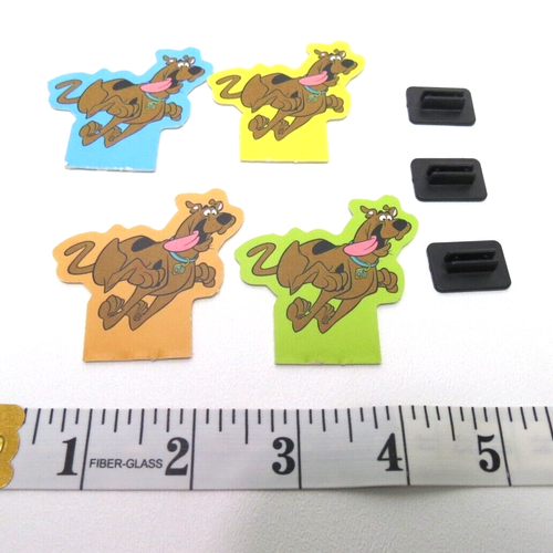 Scooby Doo Mystery Mansion Game Replacement Set of 4 Movers - Picture 3 of 3