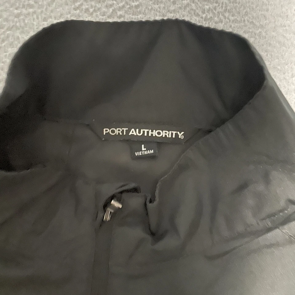 O'Reilly Auto Parts Jacket Black Mens Full Zip Size Large Lightweight Coat - Image 3 of 4