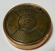 Vintage 50 Year Calendar Paperweight 1981-2030 NIB