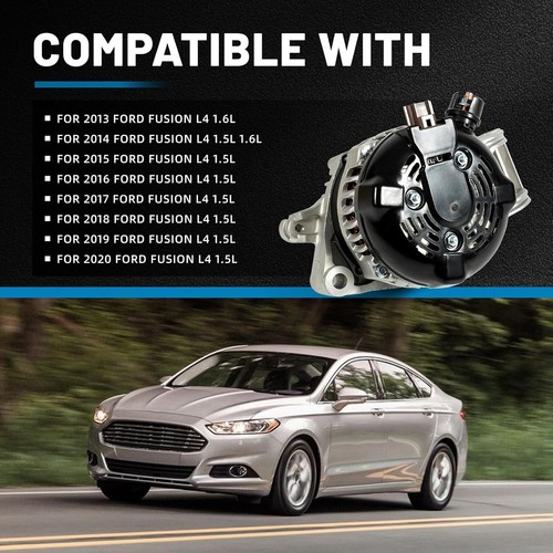 High Output Alternator for Ford Fusion 1.5L 1.6L 12V 150A 6-Groove Pulley - Picture 5 of 7