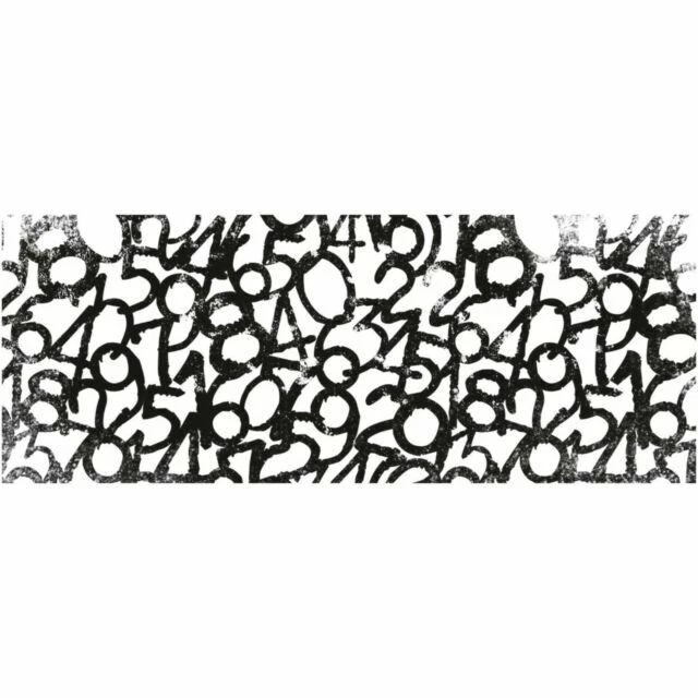 Estampillas de arte Kaisercraft Números y letras