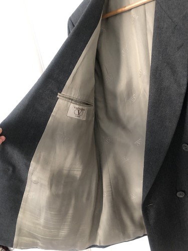 Blazer gris vintage Valentino para hombre talla 40R - Imagen 3 de 9