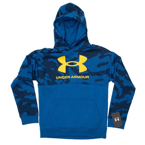 Under Armour Boys, Camo Hoddie Sweatshirt S,M,L,XL,Black,Gray,Blue - Picture 37 of 50