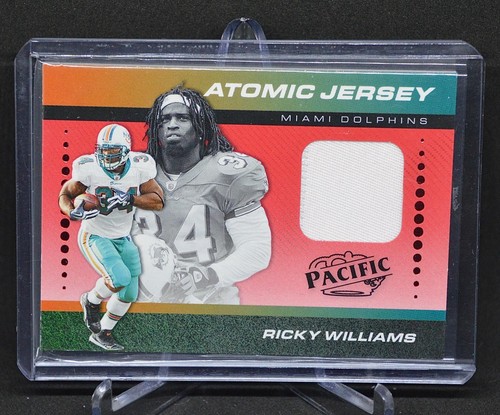 2024 Panini Encore, Atomic Jersey - #AJ-RWS Ricky Williams (Red /75)